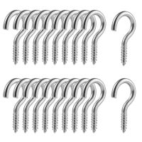 100pcs Iron Screw Hooks Heavy Duty Ceiling Hooks Multipurpose Screw Hook Wood Self tapping Screw Hooking for Hanging