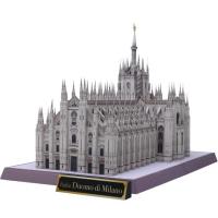 DIY Italy Milan Cathedral Craft Paper Model 3D Architectural Building DIY Education Toys Handmade Adult Puzzle Game