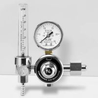 Nitrogen Pressure Reducing Valve With Flow Meter YQD-731L Nitrogen Pressure Reducer Pressure Gauge Regulator Precision Tool