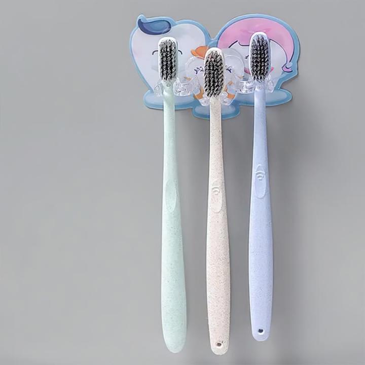 1pc-removable-toothbrush-holder-transparent-travel-stand-toilet-shaver-organizer-kids-tooth-brush-storage-rack-bathroom-gadgets-bathroom-counter-stora