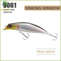 ADYQKU0DH หลากสี มีประโยชน์ ต่อสู้ ตกปลาฤดูหนาว เหยื่อหล่อยาว เหยื่อ Minnow เหยื่อ Minnow เบ็ดตกปลา