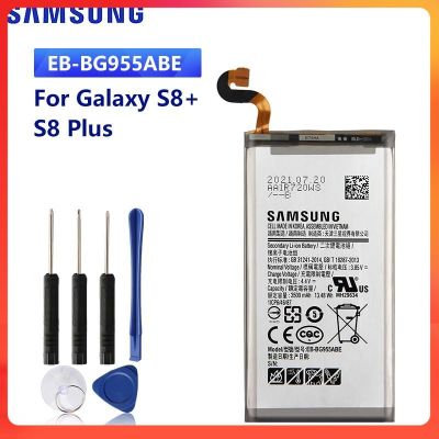แบตเตอรี่  แท้  Samsung GALAXY S8 Plus S8Plus S8+ G9550 G955F G955FD SM-G955 Battery EB-BG955ABA EB-BG955ABE แบตเตอรี่รับประกัน 6 เดือน แถม ฟรี ไขควง