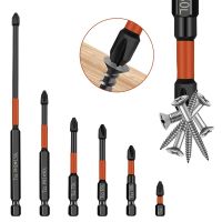 Magnetic Cross PH2 Screwdriver Bit Set Impact Batch Head Hardness Screwdriver Bit Anti Non-slip Screw Driver Hand Drill Bit Tool