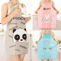 【CW】 Hot Sale! Cartoon Oil-proof Apron Restaurant Bib Aprons Sleeveless Overalls Hanging Neck