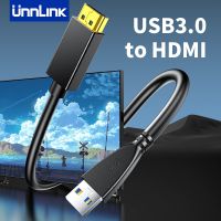 ☸ Unnlink USB 3.0 to HDMI or VGA Cable 1080P 60Hz Adapter PC Laptop to TV Monitor Projector