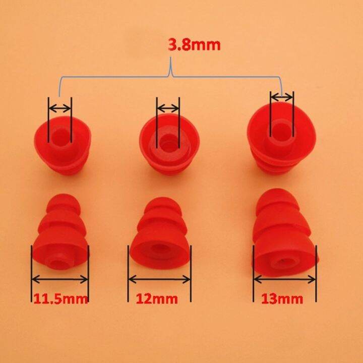 ivinxy-6pcs-three-layer-silicone-in-ear-earphone-covers-cap-replacement-earbud-bud-tips-earbuds-eartips-earplug-ear-pads-cushion