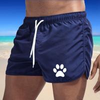 (ETX)Dog paw Printing Summer Mens Board Shorts 2022 New Sport Casual Fitness Fashion Beach Male Tracksuit Pants S-3XL