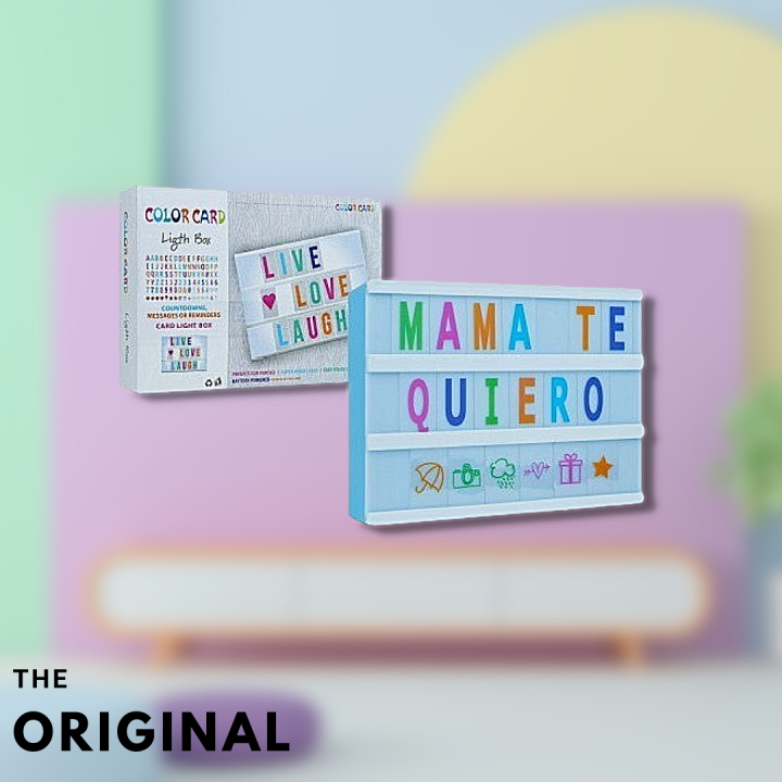 COLOR CARD LIGHT BOX CUTE MINI DISPLAY AT HOME Lazada PH