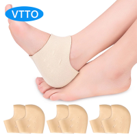 VTTO 1คู่เจลส้น Pad บรรเทาอาการปวดสำหรับ P Lantar F Asciitis ถุงเท้าสวมใส่ในรองเท้าบางส้นเดือยเท้าดูแลผิวป้องกันส้นแขน