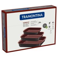 TRAMONTINA Vermont Roasting Pan Set/3