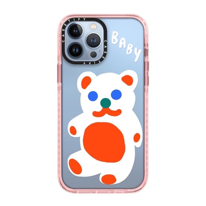 m3m-เคสสวยหรู-เคสเสริมดวง-เคสมหามงคล-เคสกันกระแทก-casetify-baby-bear-by-katie-benn-pre-order-เลือกเคสได้-เคสใส-เคสสวยๆ-เคสกระจก