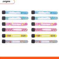 ZONGMA 12PCS/8PCS ความปลอดภัยของเด็ก เด็กเด็ก การเดินทาง กันน้ำ สร้อยข้อมือการรับรู้ความปลอดภัย สายรัดข้อมือ สายรัดข้อมือป้องกันการสูญหาย