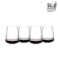 Riedel SL Stemless Wings Pinot Noir/Nebbiolo 4pcs แก้วไวน์ปิโนต์นัวร์ แก้วไวน์เนบบิโอโล แก้วไวน์แดง