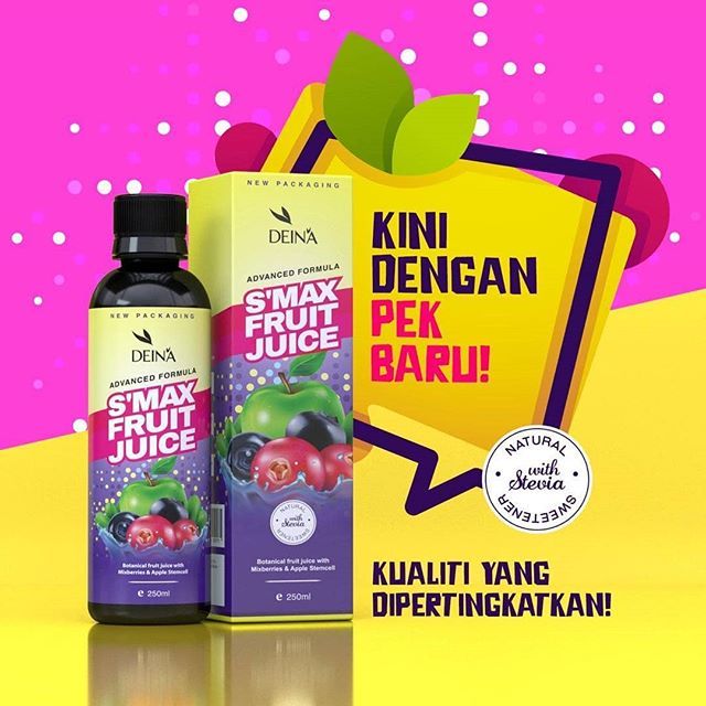 JUS DEINA SMAX FRUIT JUICE SLIMMING 100% ORIGINAL | Lazada