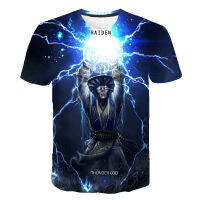 ผู้ชายผู้หญิง Mortal COMBAT 3D เสื้อยืดแขนสั้น Cool Casual streetwear Tops สำหรับชายหญิง