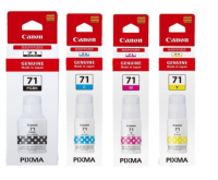 CANON  Ink Bottles Gi-71 PGBK,C,M,Y