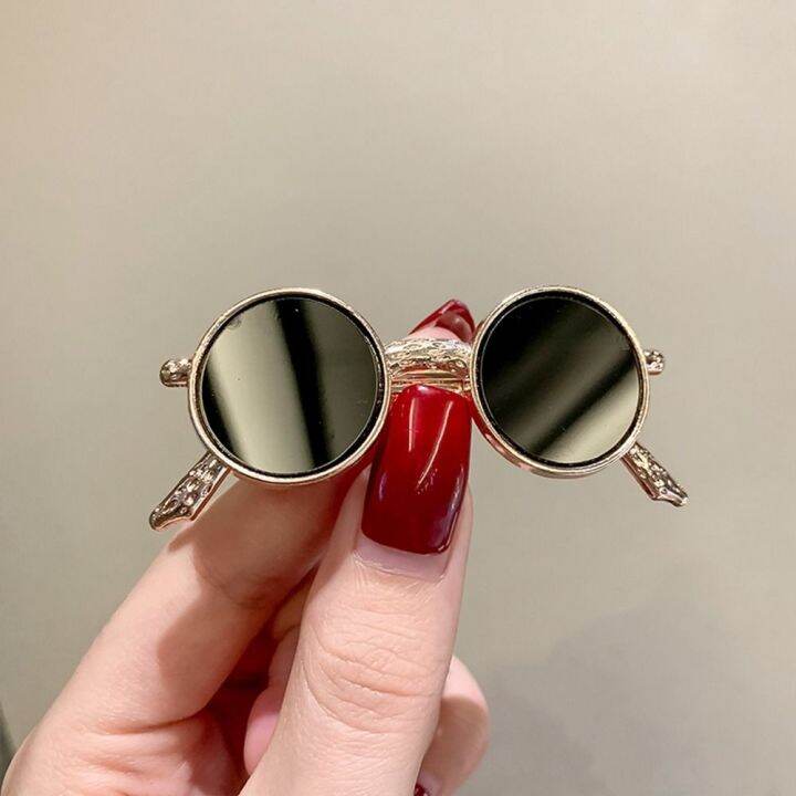 Q1BCJFI สร้างสรรค์และสร้างสรรค์ หวานเย็น ที่หนีบผม ชุดคลุมศีรษะ แว่นกัน