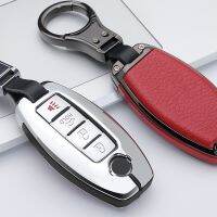 ❆☄๑ Hight quality Galvanized Alloy Car Key Cover Case For Nissan Qashqai J11 X-Trail t31 t32 kicks Tiida Pathfinder Juke Infiniti