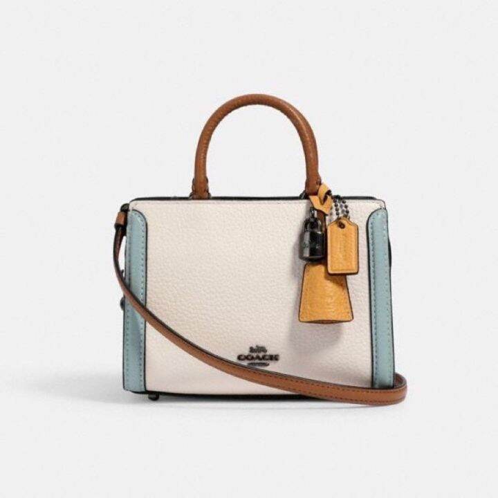 Coach Micro Zoe Crossbody In Colorblock Lazada Indonesia