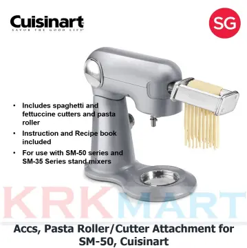Cuisinart PRS-50 Stainless Steel Pasta Roller & Cutter Attachment