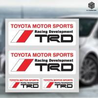 สติ๊กเกอร์ TOYOTA TRD SPORT 1 ชุด เนื้อสติ๊กเกอร์อย่างดีเคลือบเงาทนน้ำทนแดดทนฝน ไม่ทิ้งคราบกาว ถูกที่สุดดีที่สุด เส้นคมลายสวย (DIY-040)