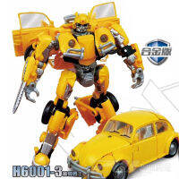 [In stock] คู่มือเปลี่ยนรูปของเล่น 6001-3 Hornet Warrior Movie รุ่นโลหะผสม Autobot เด็กของเล่นทำมือ