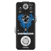 Clefly LEF-3807 Guitar Harmonizer Pedal Digital Pitch Effect Pedals Original Signal To Create Harmony/Pitch Shift/Detune Projector Mounts