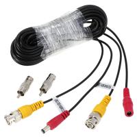 32ft(10m) / 65ft(20m) BNC Video Power Siamese Cable for CCTV Surveillance Camera DVR Kit