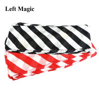 Long Magic Silk Magic Tricks สีแดงสีดำ-สีขาว Silk Magic Props Stage Magic Gimmick สำหรับนักมายากลอุปกรณ์เสริม Toys