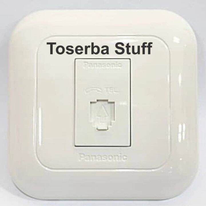 STOP KONTAK PANASONIC OUTLET TELPON TELEPHONE TELEPON LAN DATA CAT3