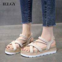 COD ○ saafeeqdsdfsdw IELGY Ladies Fashion Simple Versatile Platform Casual Sandals