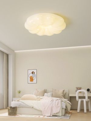 卍✼✉ the bedroom light contracted and contemporary creative warm sky clouds ins children room eyecare pumpkin absorb dome