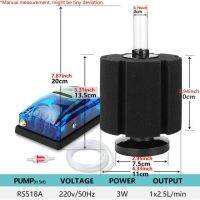 ชุดฟิลเตอร์ฟองน้ำสิ่งมีชีวิตในตู้ปลา220V วาล์วตรวจสอบปั๊มอากาศปลาสำหรับปลากัดทอดกุ้ง Sg