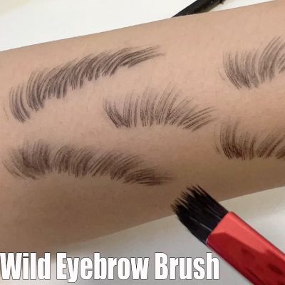 Wild Eyebrow Brush Square Multifunction Stereoscopic Painting Hairline Eyebrow Paste Concealer Eyebrow Brush Brow Makeup Brushes Makeup Brushes Sets