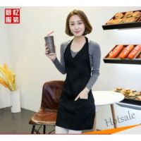 【hot sale】♝☸✿ D13 v collar apron overalls apron coffee shop apron hotle apron