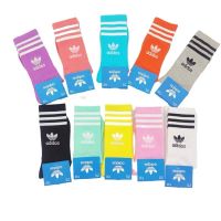 [ส่งจากไทย] ADIDASถุงเท้าข้อยาว ถุงเท้าแฟชั่น ถุงเท้ากีฬา ผู้ชายผู้หญิงใส่ได้ ผ้าฝ้ายผ้าดีใส่สบาย