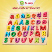 Đồ Chơi Trẻ Em S-Kids Bảng ghép hình chữ cái số hình khối