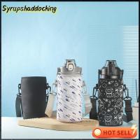 SYRUPSHADDOCKING แบบพกพาได้ สำหรับ1300/1700ml กระเป๋า insulat พร้อมสายรัด ถ้วยแขนเสื้อ ปลอกถ้วยสุญญากาศ เคสขวดน้ำ ฝาครอบขวดน้ำ