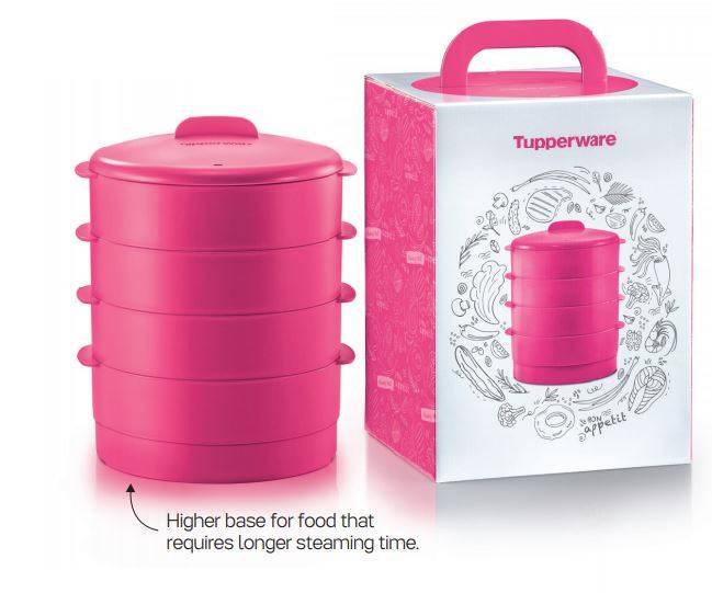 Steam It Tupperware Pink with Gift Box