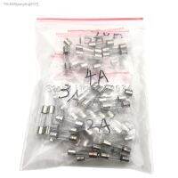 ∈✽ 50pcs/lot 5x20 (0.5A-20A) 250V glass fuse bag 10 kinds model specifications (5 each)