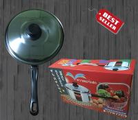 Good Quality Perfect Kitchen Pan with Lid Stainless Steel 22 CM