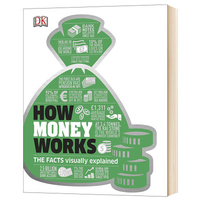 DK wealth encyclopedia English original how money works Illustrated Encyclopedia of financial and economic knowledge English original book hardcover English book