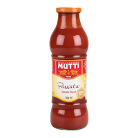 Mutti Passata Tomato Puree มูตติ พาสสาต้า เนื้อมะเขือเทศบดละเอียดเข้มข้น ขวดแก้ว 700 กรัม