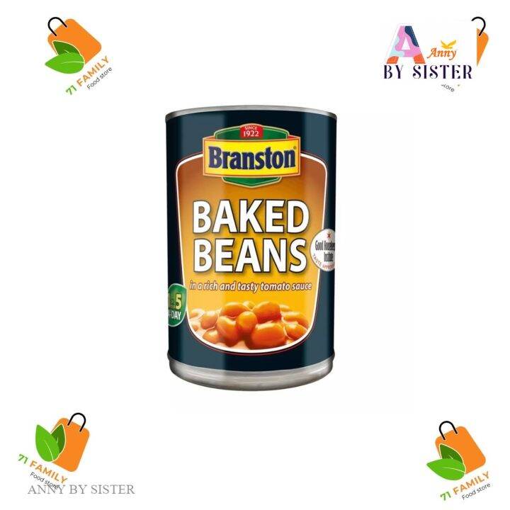 ส่งฟรี [สุดคุ้ม]Branston Baked Beans - ถั่วอบในซอสมะเขือเทศ (410g ...