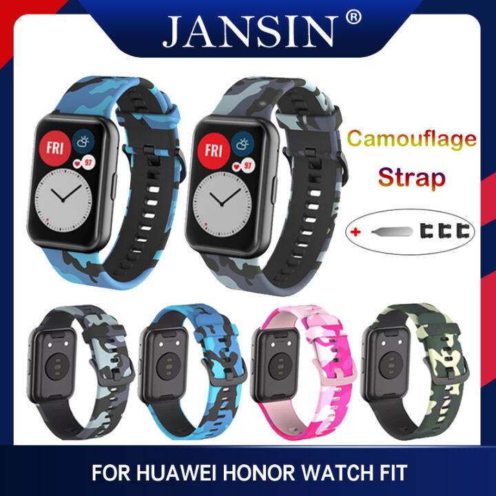 สำหรับนาฬิกา-for-huawei-watch-fit-band-ซิลิโคนนาฬิกาข้อมือ-smart-watch-พร้อมอุปกรณ์เสริมที่ติดตั้งสร้อยข้อมือสำหรับนาฬิกา-for-huawei-fit-วงนาฬิกา