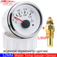 40 ~ 120องศาเซลเซียสเซ็นเซอร์วัดอุณหภูมิน้ำ18NPT 2 "52มิลลิเมตรวัดอุณหภูมิน้ำที่มีไฟปลุกสำหรับสากลยานพาหนะ12V24V