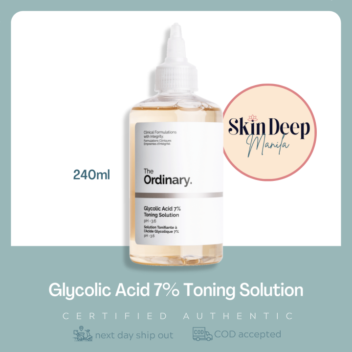 The Ordinary Glycolic Acid 7% Toning Solution 240ml | Lazada PH