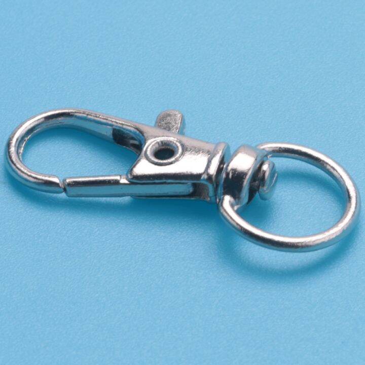 20pcs-metal-lobster-trigger-swivel-clasp-hooks-clip-buckle-jewellery-making-arts-crafts-key-ring-keychain-35mm