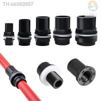 ☞ Black Aquarium Inlet Outlet Fitting Head Straight Water Pipe Fitting Connector Joint 20/25/32/40/50mm Fish Tank Supplies