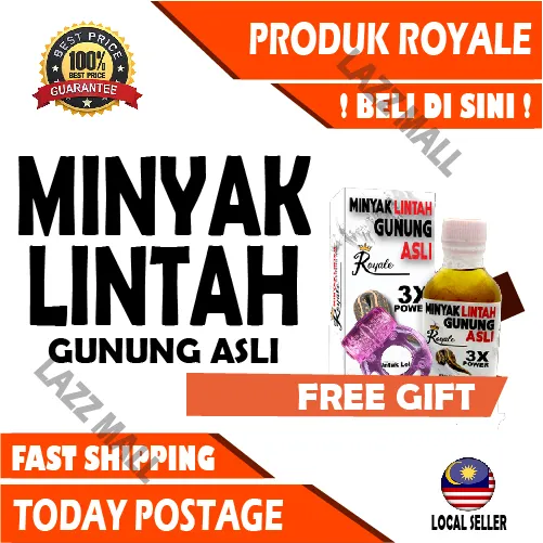 Ready Stock Ubat Kuat Lelaki Minyak Lintah Belacak Asli Minyak Lintah Gunung Royale Original Hq Lebih Kuat Lebih Gagah Lazada